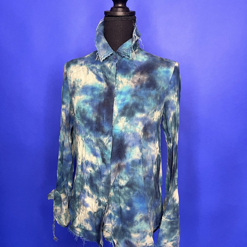 ZARA Tie-Dye Blouse